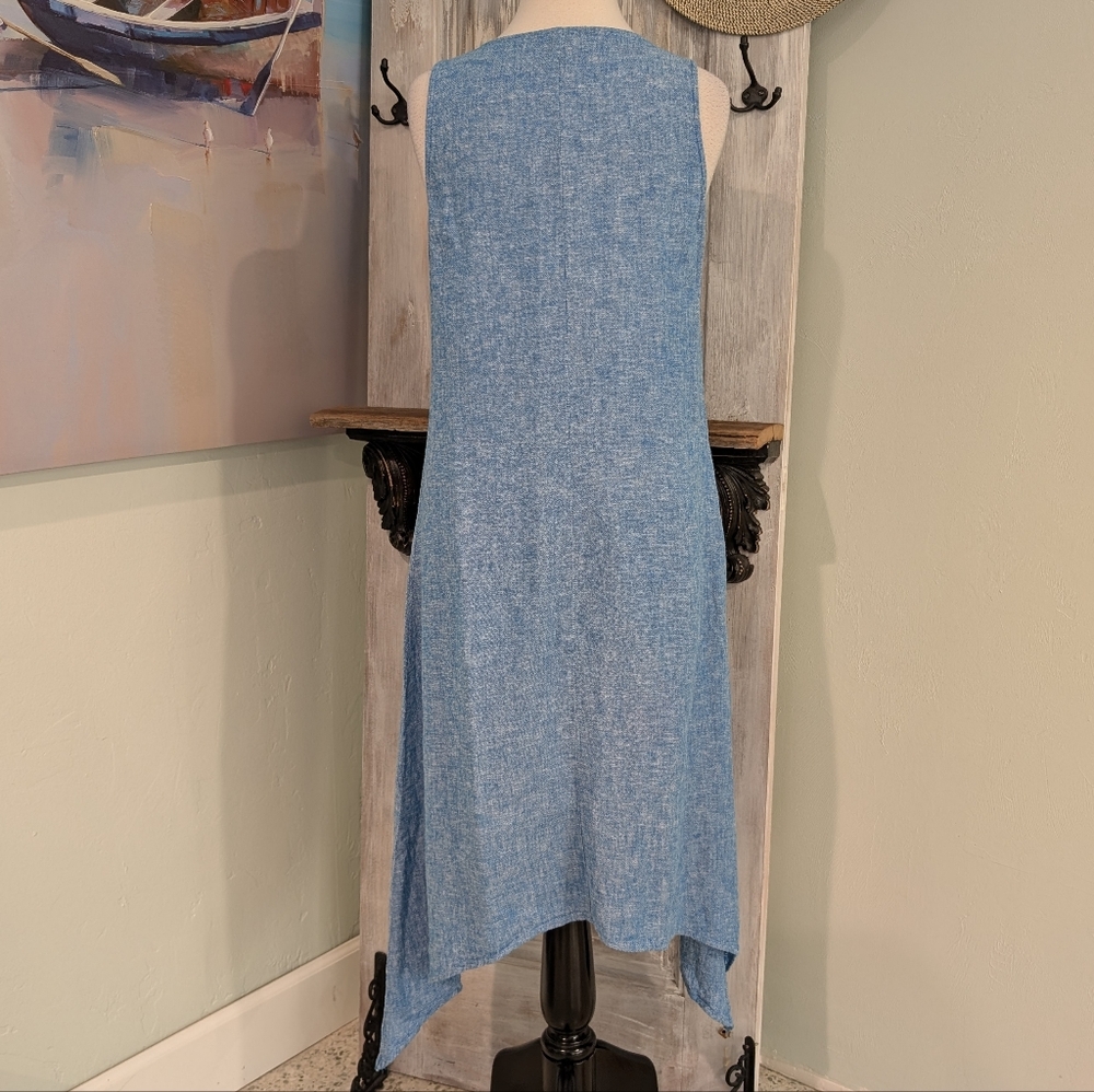Anne Klein Linen Blend Dress - Picture 3 of 7